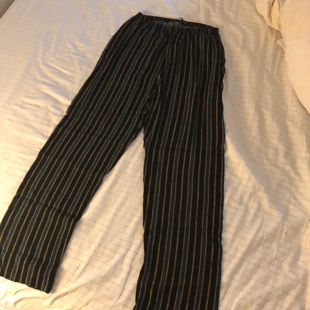 Striped Linen Pants